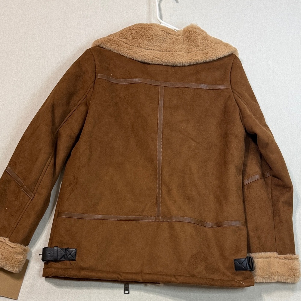 Steve Madden Brown Teddy Jacket - Picture 11 of 11